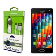 Case Man Casper Via E1 Data Kablosu+Araç Şarj Cihazı Adaptör