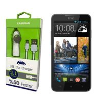 Case Man HTC Desire 516 Data Kablosu+Araç Şarj Cihazı Adaptör