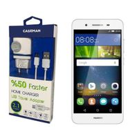 Case Man Huawei GR3 Data Kablosu+Şarj Cihazı Seyahat Tipi Adaptör