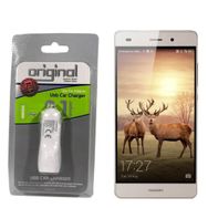 Case Man Huawei P8 Lite Araç Şarj Cihazı Adaptör + Data Kablosu