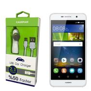 Case Man Huawei Y6 Pro Data Kablosu+Araç Şarj Cihazı Adaptör