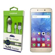 Case Man Lenovo Vibe K5 Data Kablosu+Araç Şarj Cihazı Adaptör