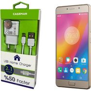 Case Man Lenovo Vibe P2 Data Kablosu+Şarj Cihazı Ev Tipi Adaptör
