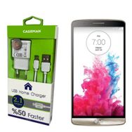 Case Man LG G3 Data Kablosu+Şarj Cihazı Ev Tipi Adaptör