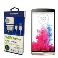 Case Man LG G3 Data Kablosu+Şarj Cihazı Seyahat Tipi Adaptör