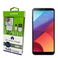 Case Man LG G6 Data Kablosu+Şarj Cihazı Ev Tipi Adaptör
