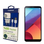 Case Man LG G6 Data Kablosu+Şarj Cihazı Seyahat Tipi Adaptör