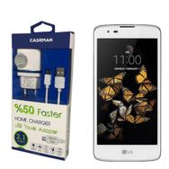 Case Man LG K8 Data Kablosu+Şarj Cihazı Seyahat Tipi Adaptör