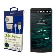 Case Man LG V10 Data Kablosu+Şarj Cihazı Seyahat Tipi Adaptör