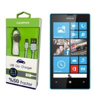 Case Man Nokia Lumia 532 Data Kablosu+Araç Şarj Cihazı Adaptör
