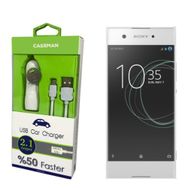 Case Man Sony Xperia XA1 Data Kablosu+Araç Şarj Cihazı Adaptör
