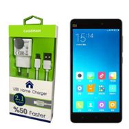 Case Man Xiaomi Mi4C Data Kablosu+Şarj Cihazı Ev Tipi Adaptör