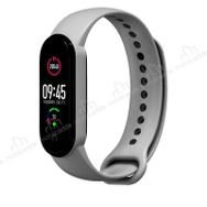 CaseStreet Xiaomi Mi Band 5 Gri Silikon Kordon