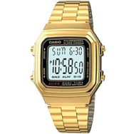 Casio A178WGA-1ADF Çelik Kordon Erkek Kol Saati