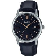 Casio MTP-V002L-1B3UDF Siyah Deri Kordon Erkek Kol Saati