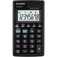 Casio SL-797TV-BK 8 Hane Siyah Cep Tipi Hesap Makinesi