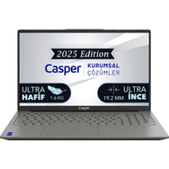 Casper Nirvana X700.1342-8V00T-G-F i5-13420H 8GB RAM 500GB SSD Windows 11 Home 15.6 inç Metalik Gri Laptop - Notebook