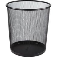 Cassa 10 lt Siyah Renk Metal Delikli Çöp Kovası