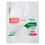Cassa 7730 Eco 50'li Paket Beyaz Telli Dosya