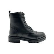Castle Black 3757-1 Siyah Hakiki Deri Kadın Bot