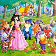 Castorland 66032 Snow White and the Seven Dwarfs 60 Parça Çocuk Puzzle