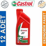 Castrol 2t 1 Lt 12'li 2 Zamanlı Mineral Bazlı Motosiklet Yağı