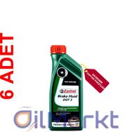 Castrol Brake Fluid DOT 3 500 ml 6'lı Fren Yağı