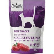Cat Chefs 80 gr Beef Snacks Sığır Etli Tahılsız Kedi Ödülü