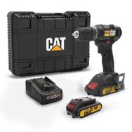 Cat DX155.1 18 Volt 2.0 Ah Li-Ion Çift Akülü Profesyonel Şarjlı Darbeli Matkap