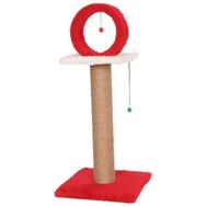 Cat Hause T6 78x30x30 cm Kırmızı Çemberli Kedi Tırmalama