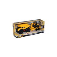 Cat Mini İş Makinesi Mini Römork ve Araç Seti Sesli ve Işıklı 2'li Set Model-1 34760