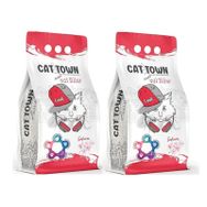 Cat Town 10 lt x 2 Adet Kiraz Çiçeği Kokulu Bentonit İnce Taneli Kedi Kumu