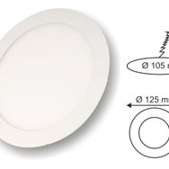 Cata 6W Beyaz Yuvarlak Led Panel Armatür