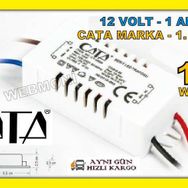 Cata CT-2566 1 Amper Şerit Led Trafo Adaptör