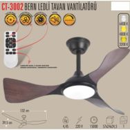 Cata CT-3002 Bern Ledli Tavan Vantilatörü