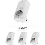 Cata CT-9186 3 Adet Tekli Kablosuz Priz