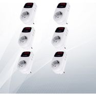 Cata CT-9187 6 Adet 150-280V-4000W Beyaz Priz Regülatörü