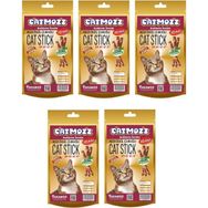 CatMozz 5x10'lu Stick Biftekli Kediler İçin Ödül Çubuğu