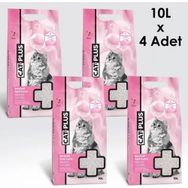 CatPlus 4x10 lt Bebek Pudralı Kedi Kumu