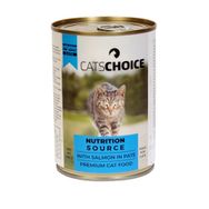 Cat's Choice 6x400 gr Somonlu Kıyılmış Yetişkin Kedi Konservesi