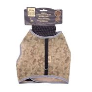 Cattie Kamuflaj 1x25x35 cm Havalı Dokuma Kedi Göğüs Gezdirme Takımı