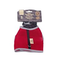 Cattie Kırmızı Small 1x20-30 cm Havalı Dokuma Kedi Göğüs Gezdirme Takımı