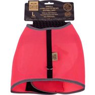 Cattie Pembe Large 1.5x30-40 cm Havalı Dokuma Kedi Göğüs Gezdirme Takımı