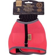 Cattie Pembe Small 1x20-30 cm Havalı Dokuma Kedi Göğüs Gezdirme Takımı