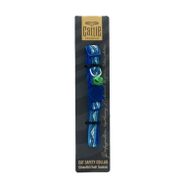 Cattie Royal Mavi 1x15-25 cm Özel Desenli Dokuma Kedi Boyun Tasması