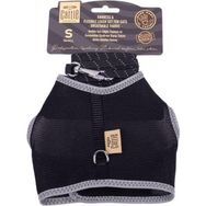 Cattie Siyah Small 1x20-30 cm Havalı Dokuma Kedi Göğüs Gezdirme Takımı
