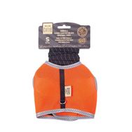 Cattie Turuncu Small 1x20-30 cm Havalı Dokuma Kedi Göğüs Gezdirme Takımı