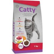 Catty 1 Kg Kuzu Etli Ve Pirinçli Yetişkin Kedi Maması