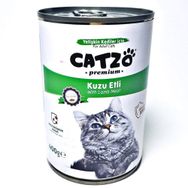 Catzo Kuzu Eti 400 gr Konserve Yaş Kedi Maması