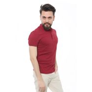 Cazador 22yceeo04613 Bordo Polo Yaka Erkek T-shirt